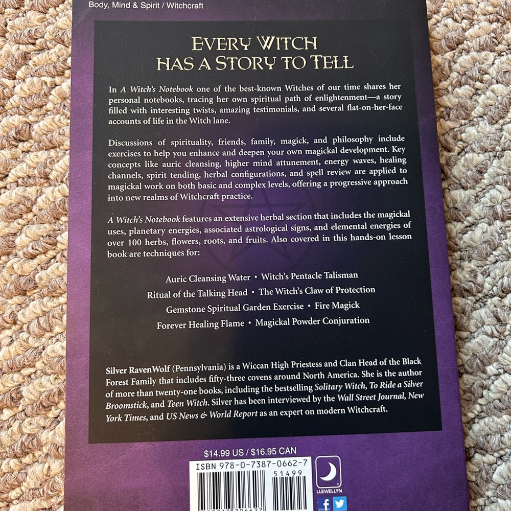 A Witches notebook